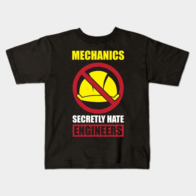 Funny Mechanic and Engineers Diesel Mechanic Quote  Mechanic Kids T-Shirt by Riffize